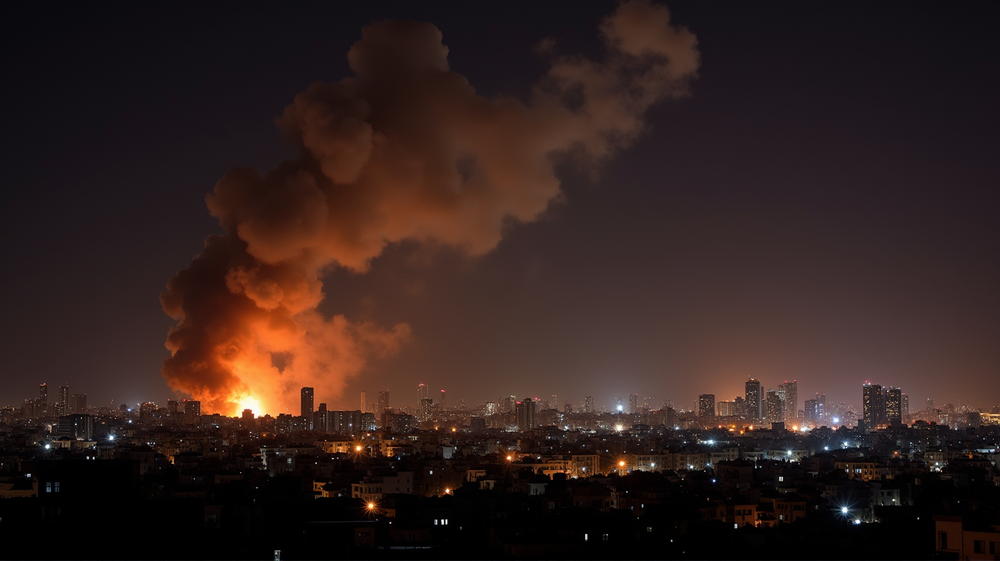 Iránska Silná Odplata: Stopy Rakiet nad Izraelom