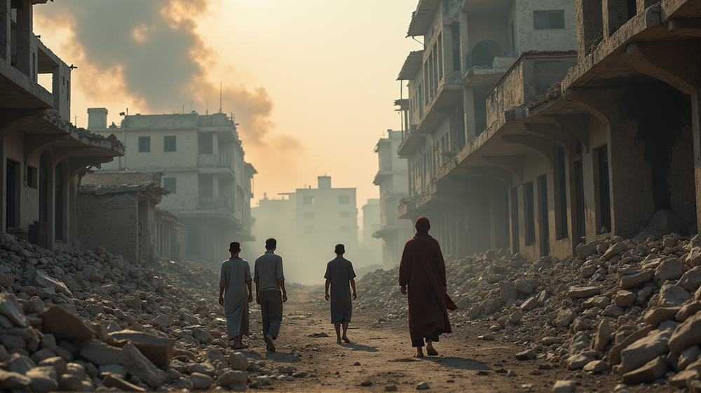 Gaza v Smútku: Izraelské Útoky Zanechali Stopu Ničenia