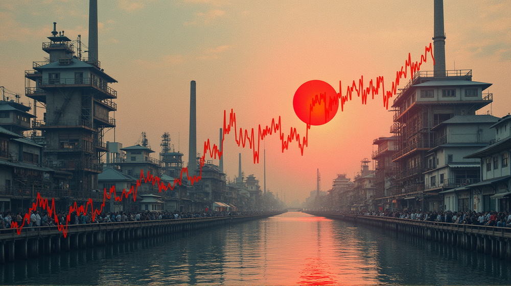 Ekonomická stabilita Japonska: Odhalenia indexu zbiehavosti