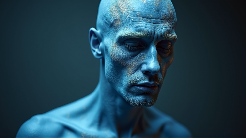 Muž, ktorý sa zmenil na modrú: Nezabudnuteľná cesta Paula Karasona s argýriou