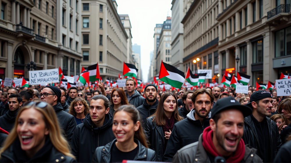 Neochvejná vojenská sila Izraela sa stretáva s globálnou solidaritou pre Gazu