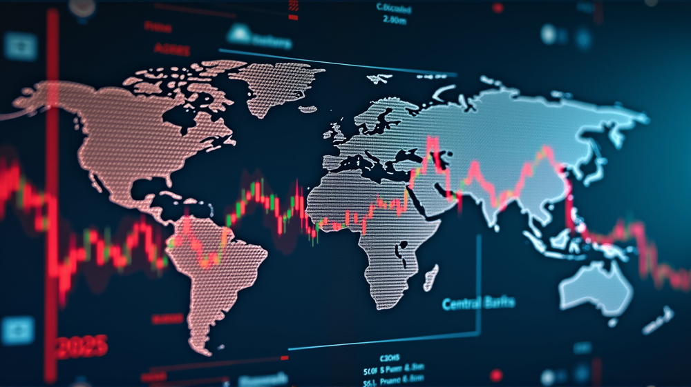 Úrokové sadzby: Globálny posun, keď rok 2025 privíta zníženie sadzieb v USA