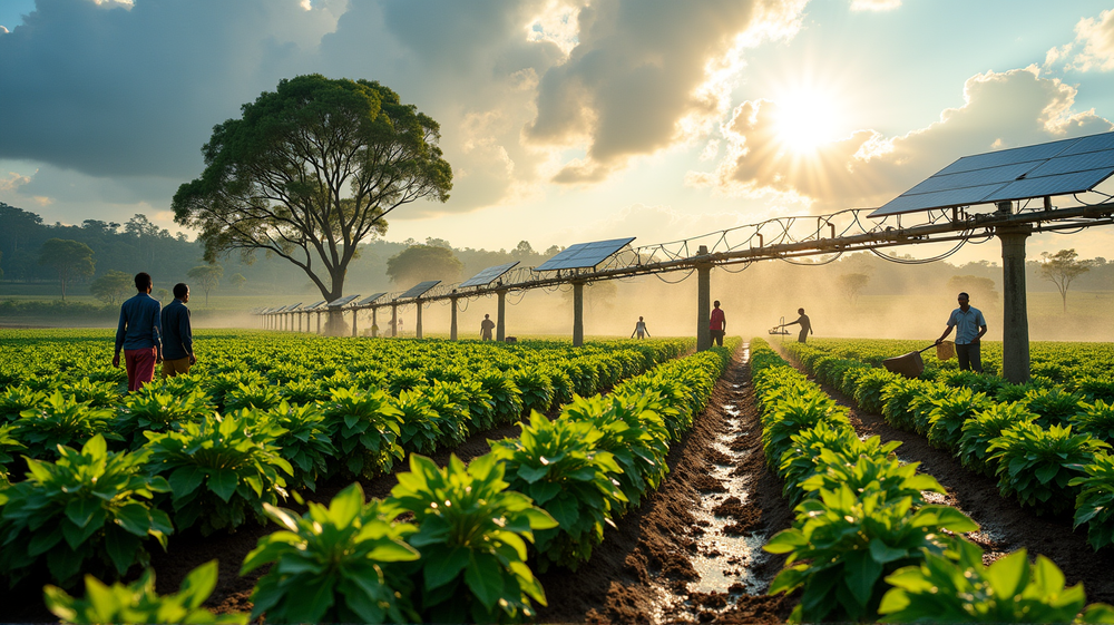 Inovatívny solárny tlak Kene, ktorý má zrevolucionizovať poľnohospodárstvo: Nový úsvit čaká