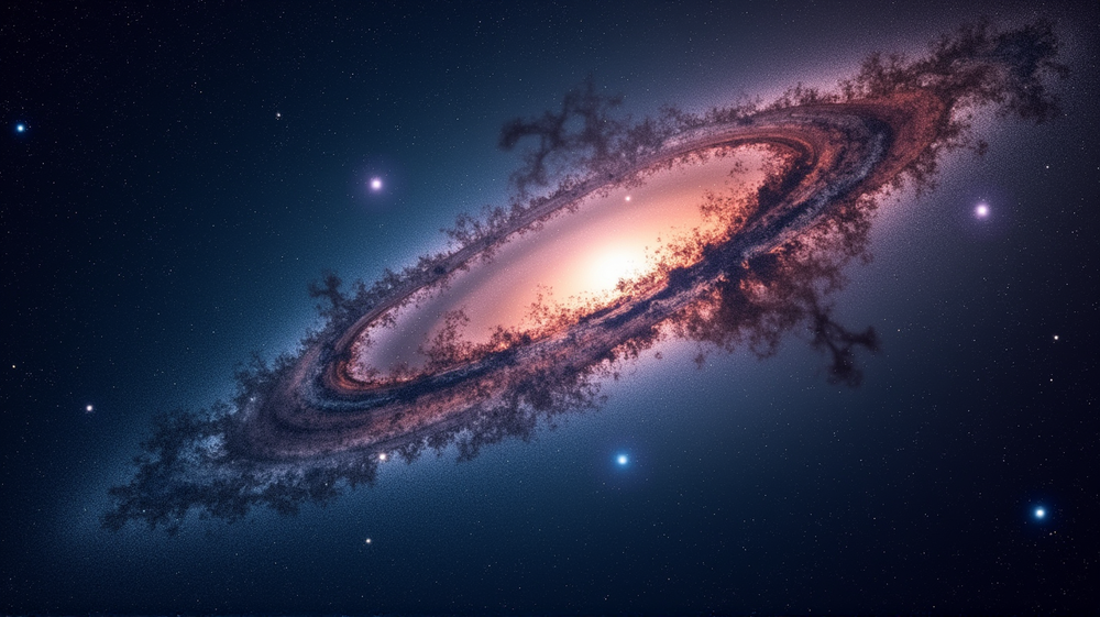 AI superpoháňa simuláciu Mliečnej cesty: Prienik 100 miliárd hviezd