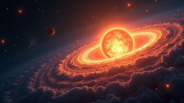 Šepot Hviezdy: Zrodenie Nového Planetárneho Systému