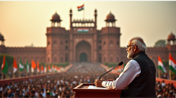 Modi spôsobil rozruch historickým ocenením RSS v prejave pri príležitosti Dňa nezávislosti