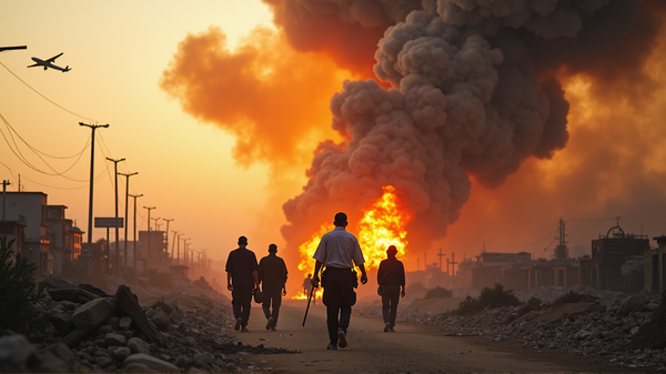 Zúfalý exodus v Gaze: Izraelove intenzívne útoky poháňajú masový útek