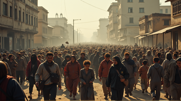 Srdcervúci exodus: 350 000 Gazancov uteká pred ničivou izraelskou ofenzívou