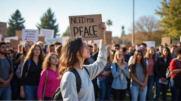 Hlasy študentov rezonujú pri rozvíjaní mierového plánu na Strednom východe