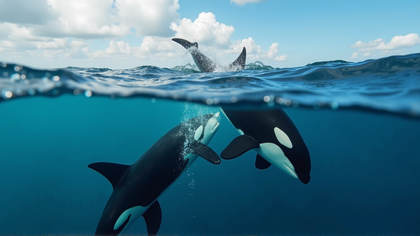 Orca prekabátia oceán: Prevracajú žralokov na ich vlastnej hre